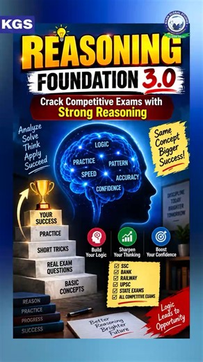 Crack Competitive Exams with Foundation 3.0 🚀 | Reasoning Foundation 3.0 | KGS #ReasoningFoundation