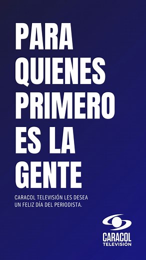 ¡Nos sentimos orgullosos de nuestro gran equipo y de todos los profesionales que día a día hacen que el periodismo continúe estando al servicio de la gente! 📰🎤 ¡Feliz día del periodista! Que la belleza de esta profesión siga brillando con luz eterna. ✨ | Caracol Televisión