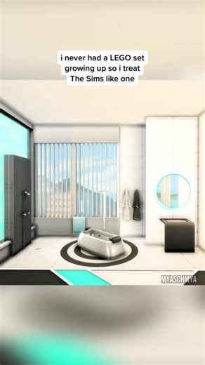 Futuristic Bedroom Build in The Sims 4