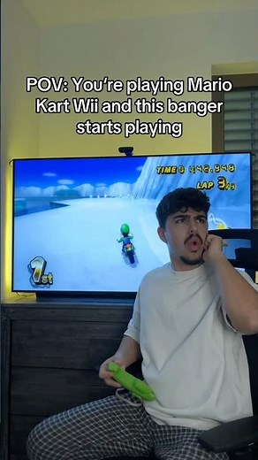 THIS Mario Kart Wii soundtrack is UNBELIEVABLE 😍💯 #gaming #wii #mariokart #mariokartwii