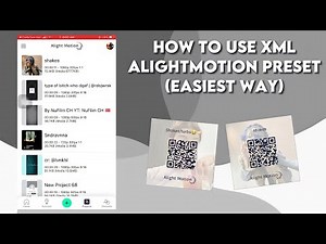 how to use / import xml alightmotion preset on ios (easiest way) #alightmotion #alightmotionpreset