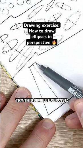 1 Drawing Exercise to Improve Your Perspective Drawings 🔥 #shorts #howtodraw #drawingtips #art