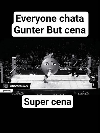 Gunter chata Everyone But Jhon cena super Cena dominant again Gunter #wwe #foryou