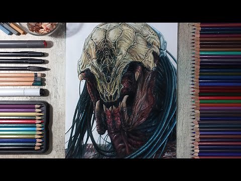 Drawing Predator (PREY) | Fame Art
