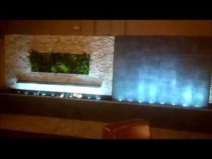 Reflection Pool with Weir Waterfalls at Embassy Suites Seattle Bellevue, Washington