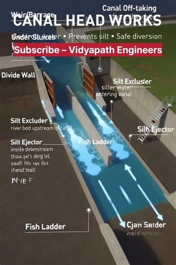 Canal Head Works – Complete Explanation💯