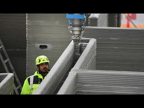 Deutschlands erstes Haus aus dem 3D-Drucker entsteht in NRW | AFP