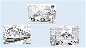 Malvorlagen für Kinder, DIY, Ausmalbilder für Jungs, Digitaler Download - Etsy.de