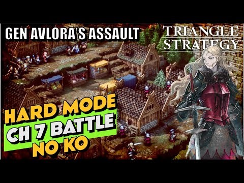 General Avlora's Assault Made Easy [Full Battle, No Traps, HARD Mode] - Triangle Strategy