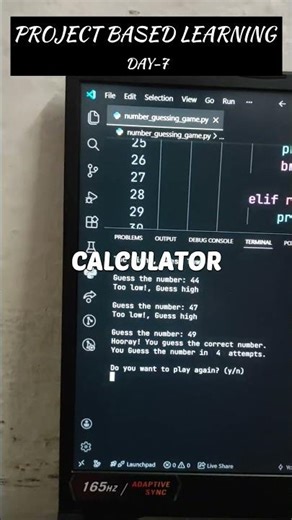 Project-Based Learning In Python || Day-7 Of Learning Python For 28 Days
