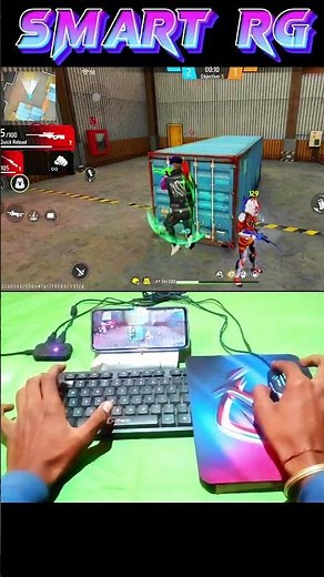 mastering free fire: keyboard and mouse gameplay with handcam