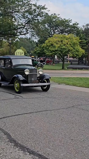 1932 Ford 4 Door Sedan Drive By Engine Sound Old Car Festival Greenfield Village Michigan 2023 | Aubrey Reid | Facebook