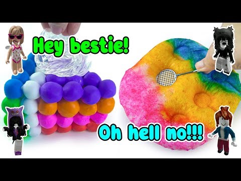 Skeleton Roasting Cringe Roblox Slime Stories | Another disastrous day of the bacon girl