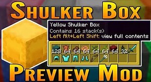 Minecraft Fabric Shulker Box Tooltip Mod Spotlight (Shulker Box Preview Mod)