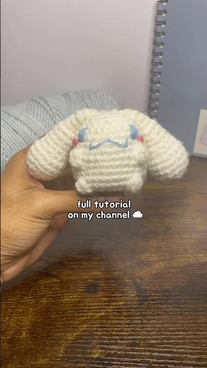 I love him ☁️ | crochet cinnamoroll amigurumi for beginners #crochet #cinnamoroll #amigurumi