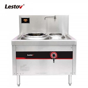 [Hot Item] Double Burner Induction Wok Stove Freestanding High Power Induction Cooker for Wok