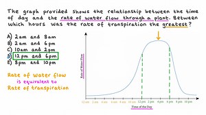 Describing the Rate of Transpiration in Plants