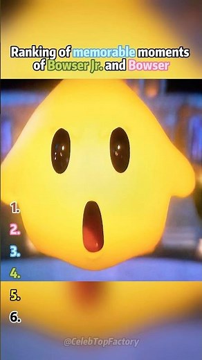 Ranking of memorable moments of Bowser Jr. and Bowser#ranking#ranked#mario#supermariobros#funny