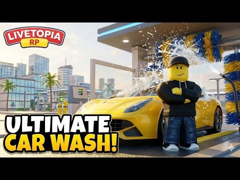 Roblox Livetopia RP Mall & Car Wash 🏬🚗 | Roblox Roleplay
