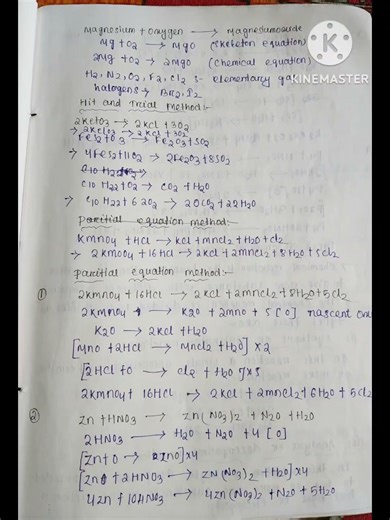 redox reaction # chemical equation #balance reaction by oxidation and reduction..