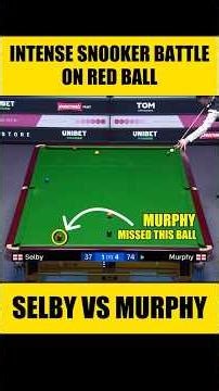 Intense Red Ball Battle | Mark Selby vs Shaun Murphy 🔥