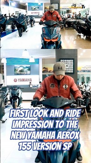 First Look and Ride Impression to the New Yamaha Aerox 155 Version SP😲