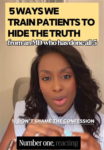 Sometimes our communication style can be a barrier to proper detailed history taking. Here are some of the mistakes I made early in my carrier and how I corrected them…… We truly can’t care well for a polished story. Save for your next clinic day. Share with a resident. #patientcare #medtok #doctorsoftiktok #healthcommunication #internalmedicine