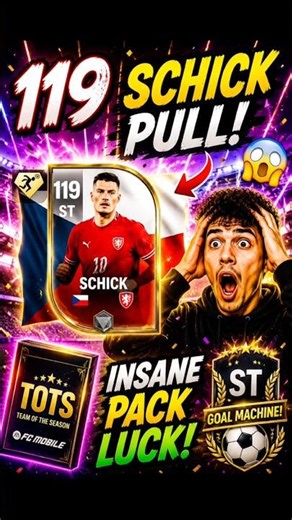 😱 119 SCHICK PULL!! INSANE STRIKER UNLOCKED 🔥.#shorts #shortsfeed #fcmobile #fifa.