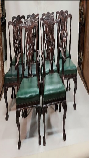 Set 10 Mahogany Chippendale Chairs #chippendale #chippendalefurniture #chippendalefurniture #canonburyantiques #ballandclaw #antiques #englishfurniture | Canonbury Antiques | Facebook