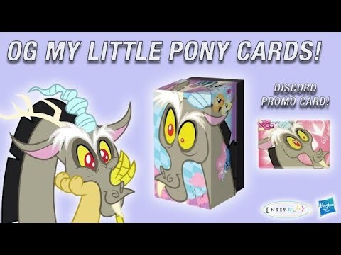 Opening OG My Little Pony Cards