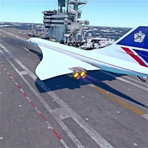 Concorde Afterburner Takeoff from Nimitz-Class U.S. Aircraft Carrier in Microsoft Flight Simulator!