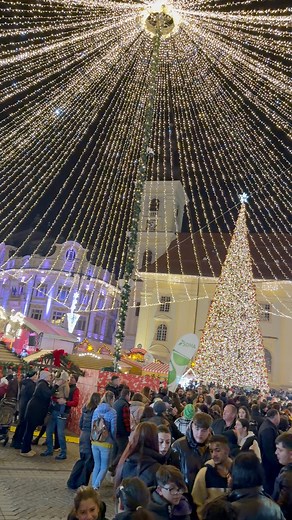 Start Targul de Craciun Sibiu 2025! #targcraciun #targuldecraciun2025 #sibiu #visitsibiu #sibiumagic | Piata Mare Sibiu