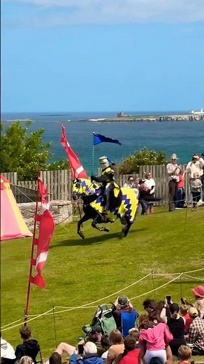 Bamburgh Castle medieval festival