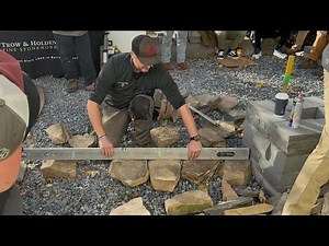 How To Dry Stack Natural Stone PT 1