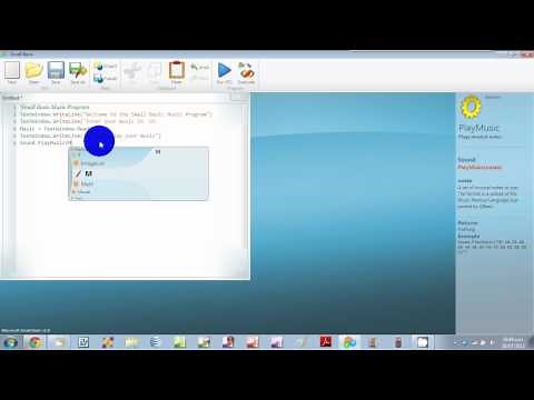 Small Basic Tutorial 6 - Beginner Level - Notes and Music