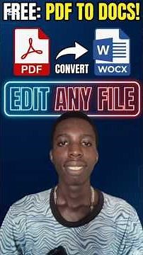 How to Convert PDF to Word (Tutorial)