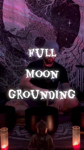 Ground yourself for the Full Moon 🤙 #moon #selfcare #winter #soundhealing #crystals