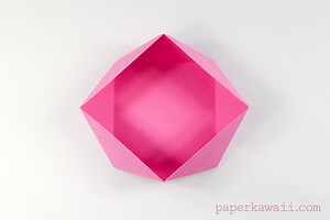 Traditional Origami Square Bowl / Box Instructions