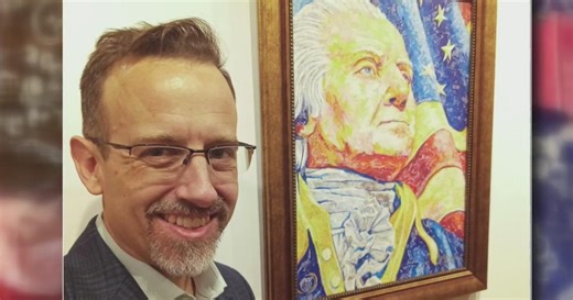 North Texas man creates pop art with a candy wrapper twist