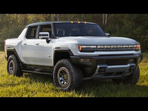 GMC Hummer EV (2022) all-electric supertruck 1,000-hp, 350-mile and 0-60 in 3 s