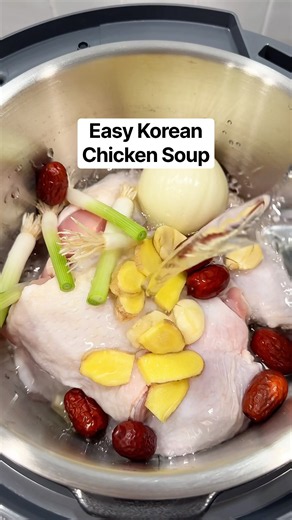 Easy Korean Chicken Soup #chickensoup #koreanfood #koreanrecipe