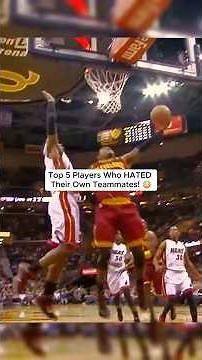 Top 5 Players Who HATED Their Own Teammates! 😳