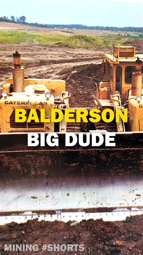 Mining #Shorts on Instagram: "This is one of the largest blades ever featured on a dozer. More specifically, on a Caterpillar side-by-side dozer... This is Balderson's Big Dude, the Double Dude's little brother. #caterpillar #dozer #bulldozer"