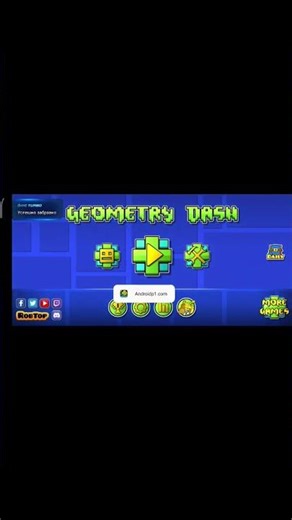 I installed the mod Geometry Dash mobile😎💪