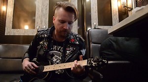 "This thing is amazing! Just plugged it into my Two-Rock and it plays and sounds incredible. So fun! I’m loving this thing!! It plays so well." Justin Richards of popular country duo Dan + Shay received his G-Sharp OF-1 about a year ago and loves playing it while on the road. We recently had the opportunity to hang out with him in the back of the tour bus and listen to him play some sweet licks! We love the sounds he's able to create on the small-but-mighty OF-1! | G-Sharp Guitars | Facebook