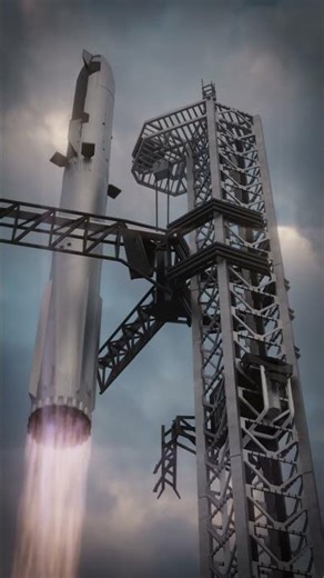 Realistic Rocket Launch in Blender #3danimation #3d #rocket