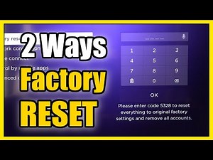 How to Factory Reset ROKU Device 2 Different ways (Easy Tutorial)