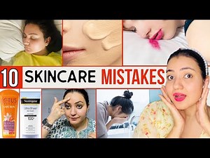 10 *SKINCARE MISTAKES* That You Must Avoid | Life Changing Skincare Tips | 100% Results 💕