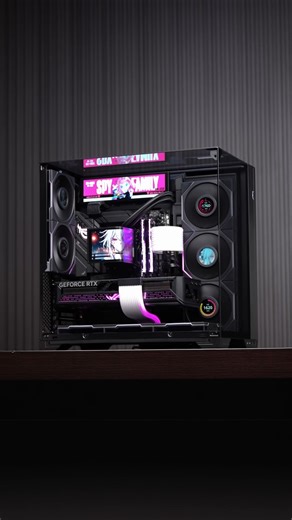 MLOONG on Instagram: "Weekly Cool PC Pick #22 ✨ This week’s star: Lian Li O11 Vision Compact + 8.8" smart screen — pure RGB madness in sleek white. Powered by Ryzen 7 9800X3D + RTX 5070 Ti, cooled by TRYX Panorama SE 360. Your desk just found its main character 👀 👉 Build yours at mloongbld.sg 💬 Chat with us: http://wa.me/message/UKWW6RL7RELNN1 #MLOONG #PCbuild #CustomSetup #GamingPC #CustomPC #GamingSetup #RTX50 #RTX5090 #SingaporePC #SGGamers"