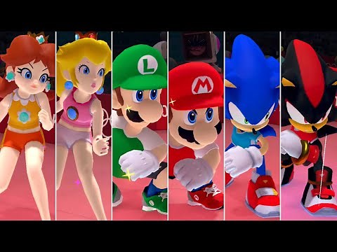 Mario & Sonic at the Olympic Games Tokyo 2020 - All Super Shots (Table Tennis)
